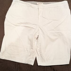 Coldwater Creek Women's White Bermuda Shorts